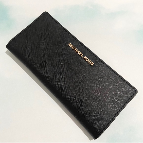 Michael Kors Handbags - NEW Michael Kors Black Leather Wallet